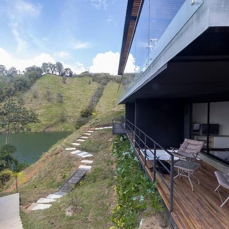Sky House Cabana Guatape La Pradera  Luaran gambar