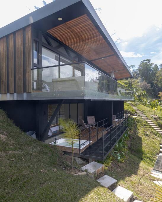 Sky House Cabana Guatape La Pradera  Luaran gambar