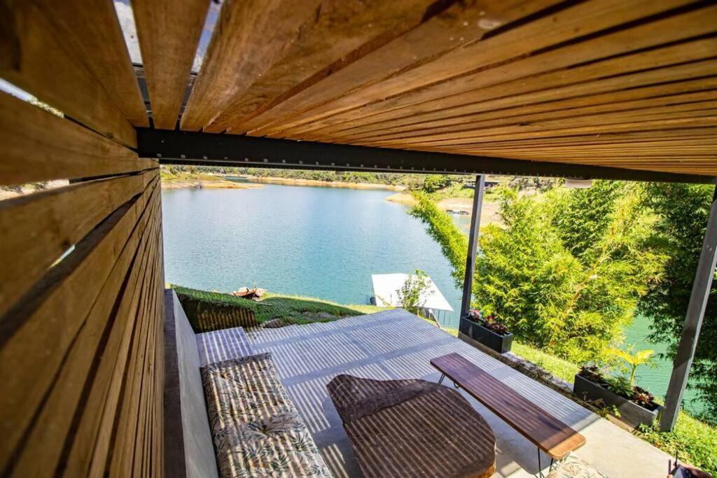 Sky House Cabana Guatape La Pradera  Luaran gambar