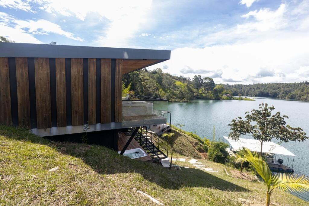 Sky House Cabana Guatape La Pradera  Luaran gambar